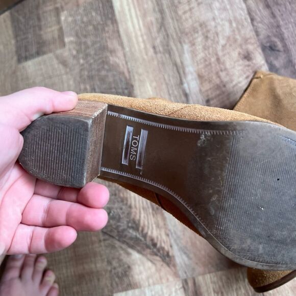 Toms lunata chunky heel lace up booties - Picture 5 of 6